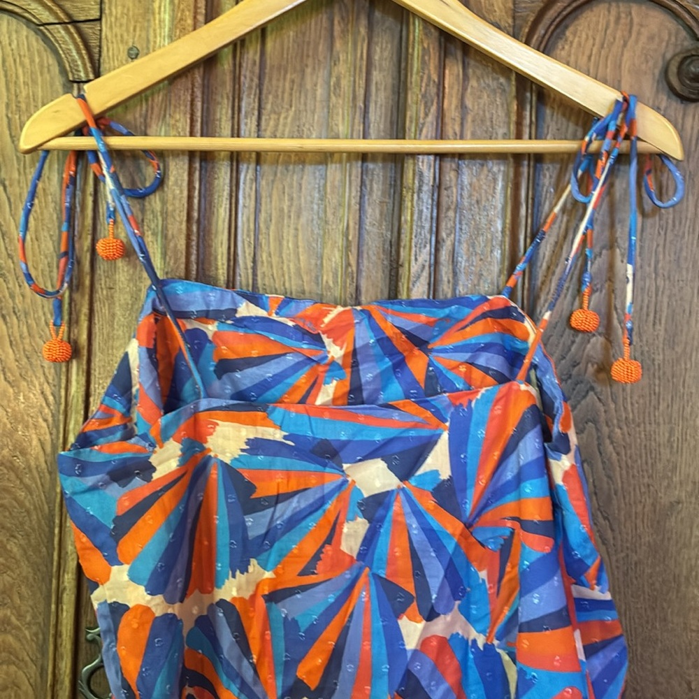 Farm Rio x Anthropologie Tie-Strap Shift Mini Dress - Picture 11 of 13